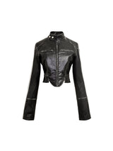 Wild Slim Fit Brown Leather Jacket