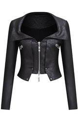 Sleek Luxe Stud Black Jacket